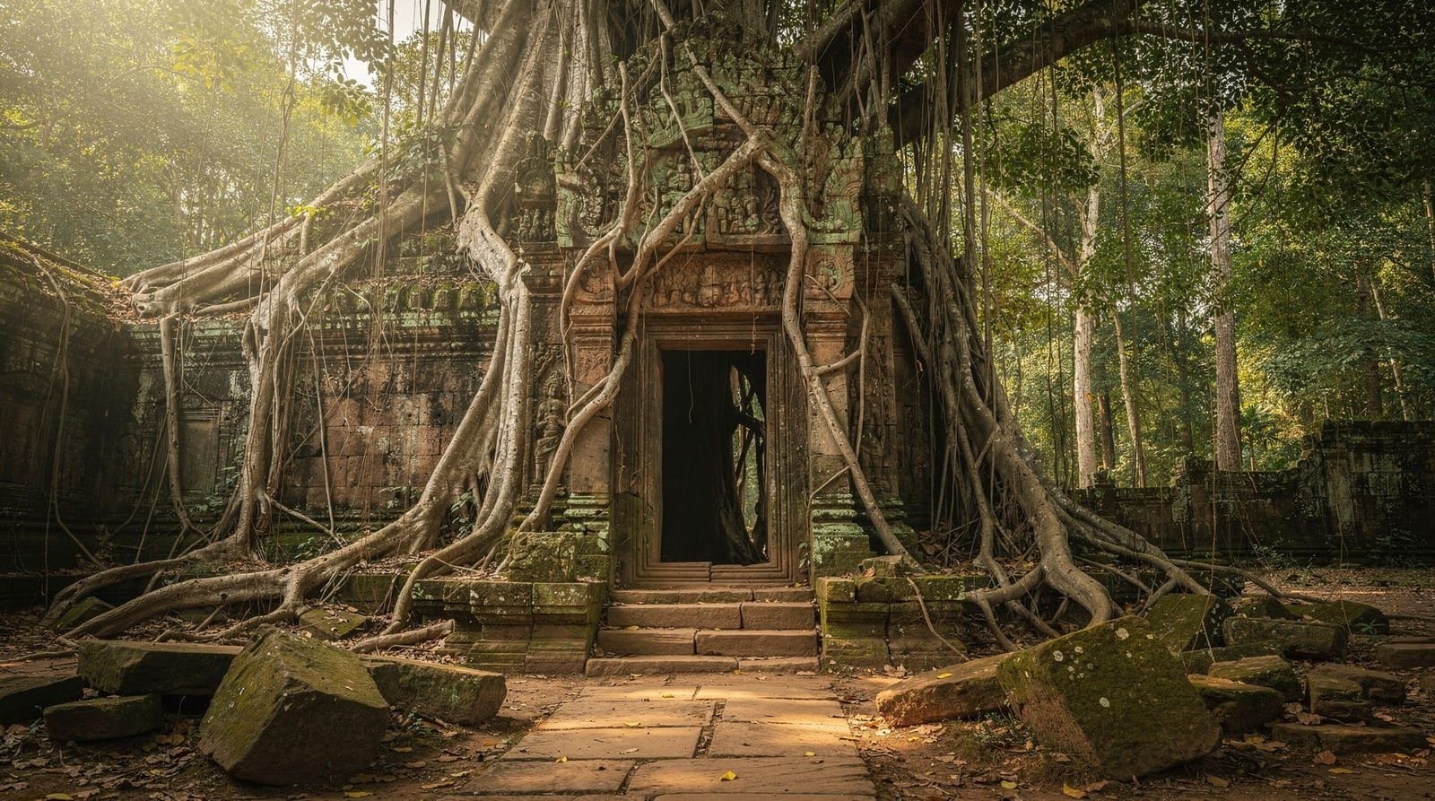 Angkor temples — Angkor Wat, Angkor Thom and Bayon, Ta Prohm, the small and grand circuits