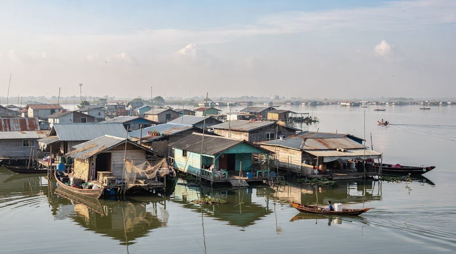 Nature & floating villages — Tonlé Sap villages — Kompong Phluk, Kompong Khleang and Chong Kneas compared