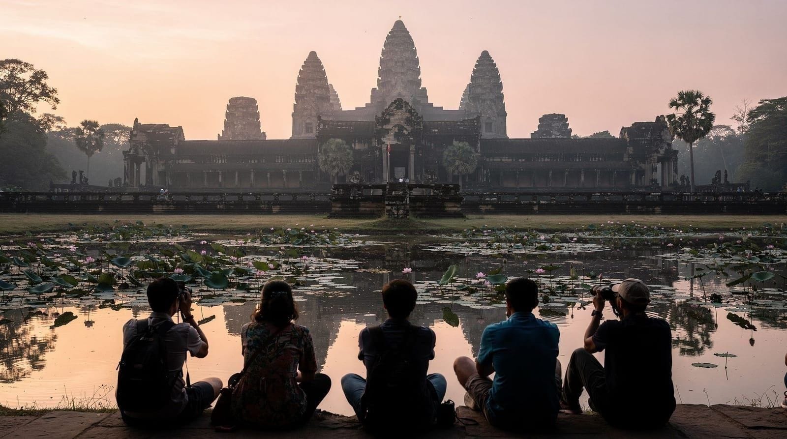 Battambang: Tuk-Tuk Tour with Bamboo Train, Killing and Bat Caves at Sunset